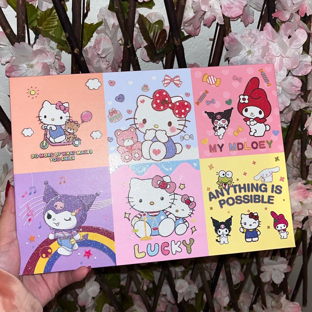 Hello kitty and friends makeup pallet